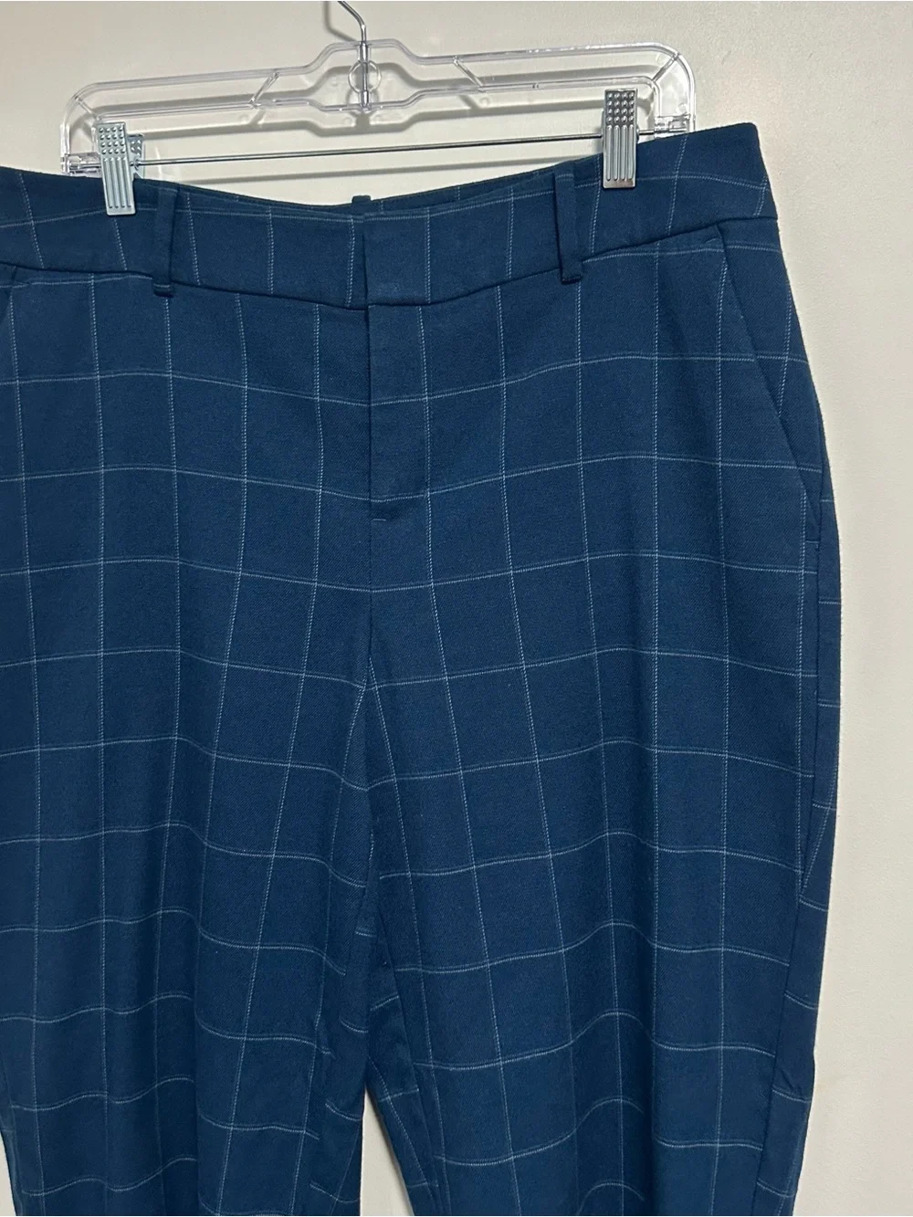 a new day Navy Windowpane Dress Pants